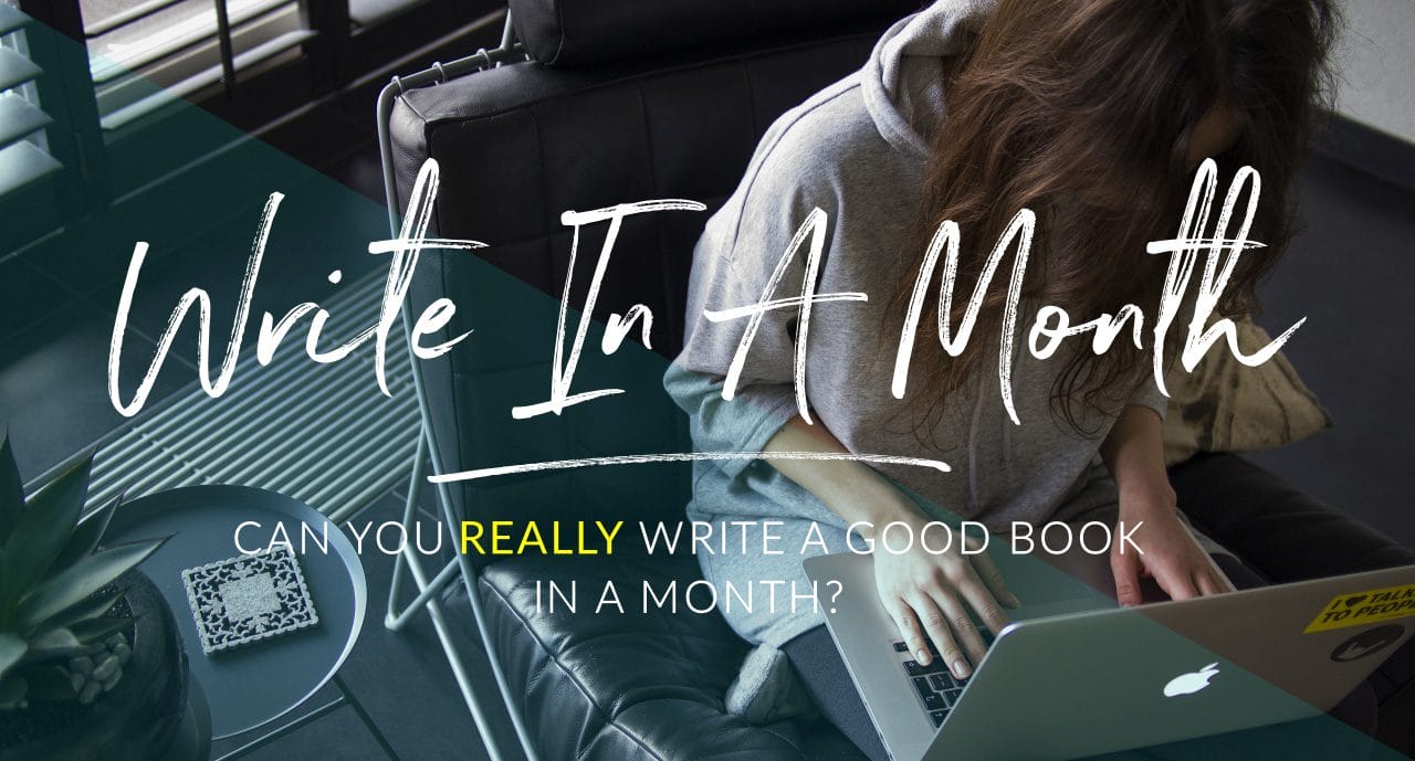 write a novel in one month