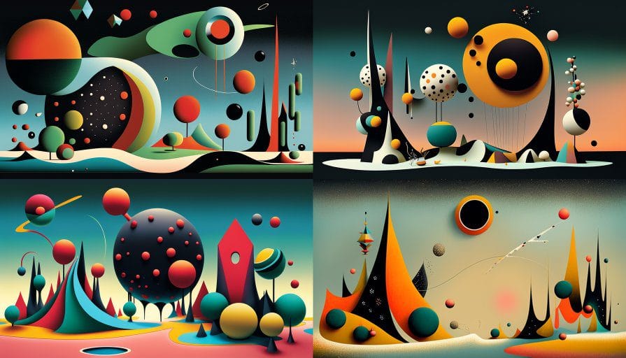 Abstract Modern Art With Geometric Balance Shapes Abstract Arch Moon Earth  Print Stock Illustration - Download Image Now - iStock